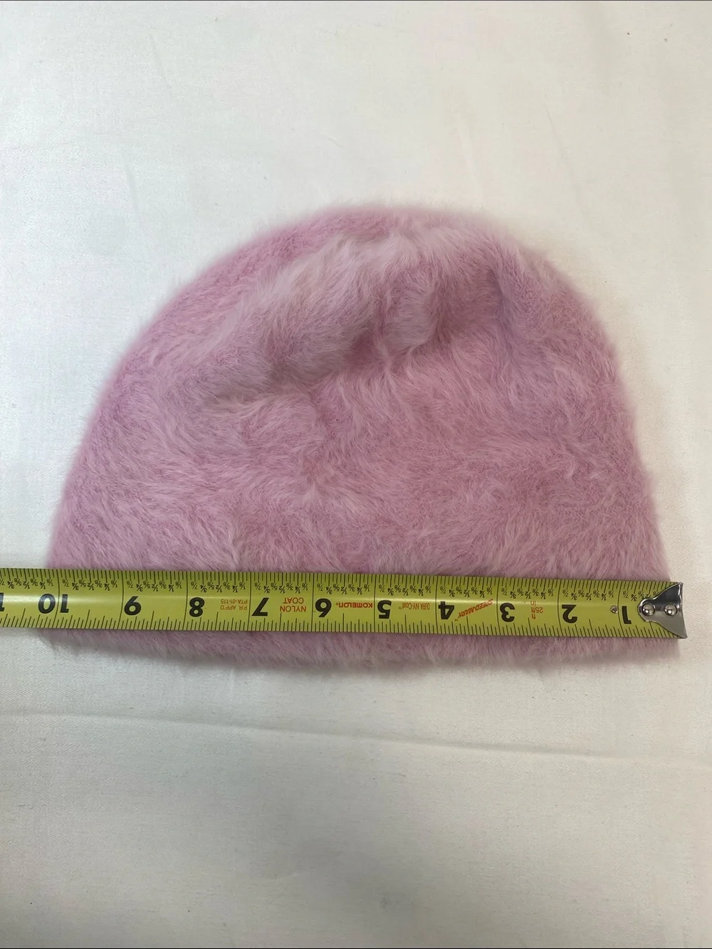 Beautiful Bula Pink Angora Blend Beanie